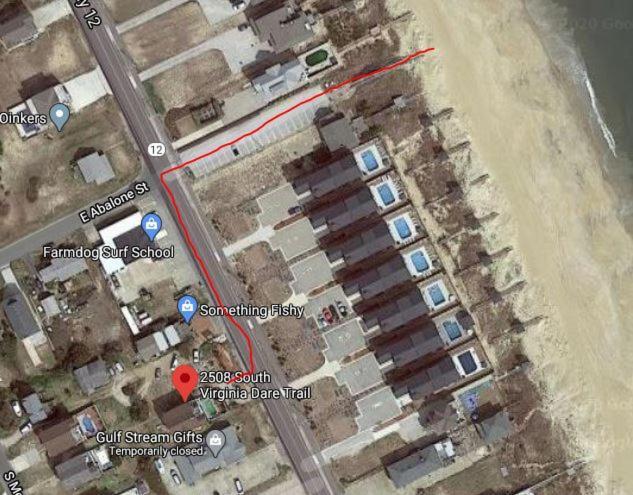 2508 Beach Rd, Semi-Oceanfront, Pool/Hot Tub Nags Head Exterior photo